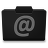 Black Grey Contacts Icon 48x48 png